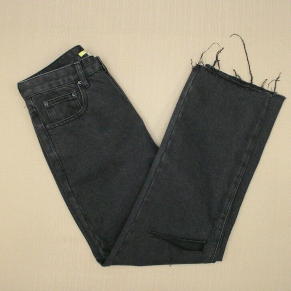 Gianni Bini Stella Straight Crop Jeans Raw Hem - Picture 1 of 10